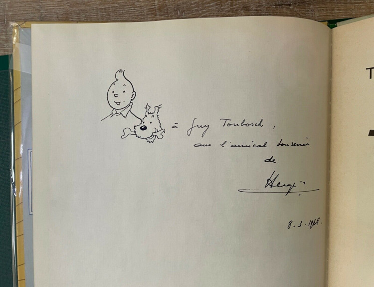 TINTIN dédicace librairie BD-Captivant ebay 2.jpg