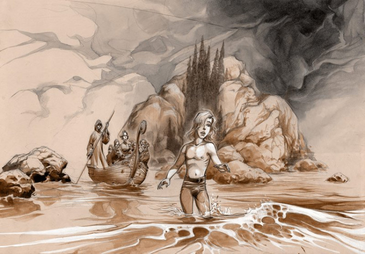 L'île des morts par Yslaire (Sérigraphie).jpg
