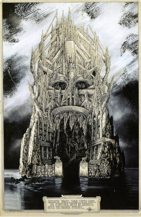 Philippe Druillet - Dessin préparatoire pour 'Gaïl' (bande dessinée).jpg