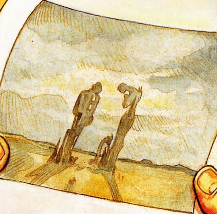 12 Homs d'après  Dali - Réminiscence archéologique de L'Angélus de Millet.jpg