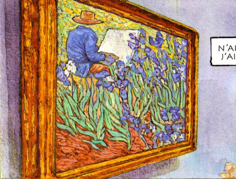 14.1 Gradimir Smudja - Van Gogh peignant parmi ses iris, T2 Trois lunes.jpg
