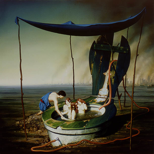 07.4 Siegfried Zademack - La Mer du nord (avec une scène de J.W.Waterhouse).jpg