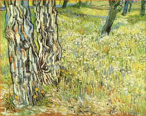 04.1 Pine Trees and Dandelions in the Garden of Saint-Paul Hospital de Van Gogh.jpg