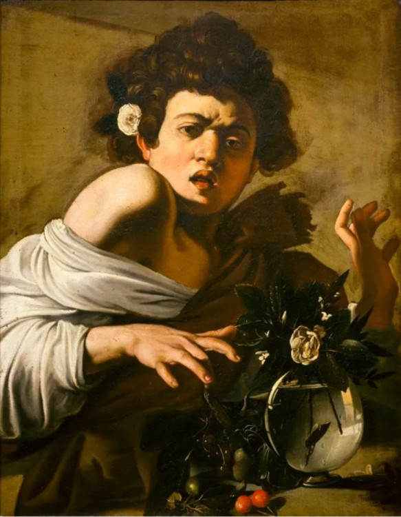 21C.5 Le Caravage - Jeune garçon mordu par un lézard.jpg