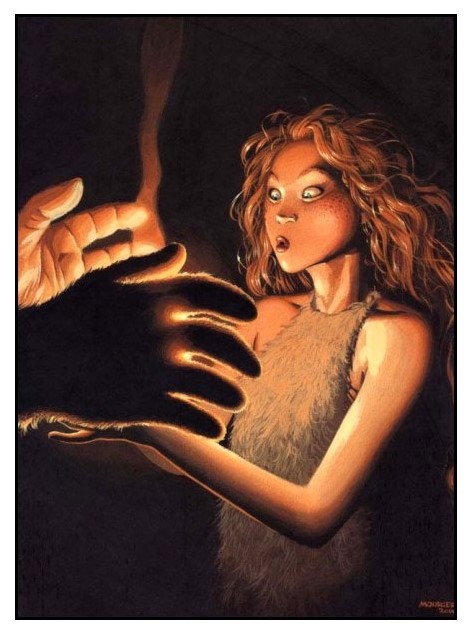 L'éducation de la Vierge, détail, d'après Georges de La Tour.jpg