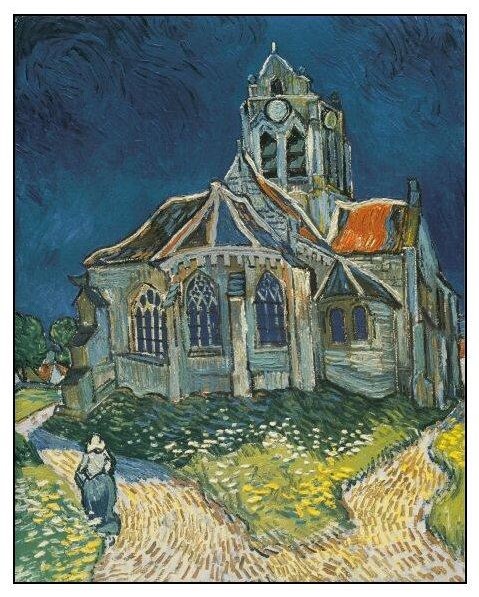 10.1 Vincent Van Gogh - L'Église d'Auvers sur Oise.jpg