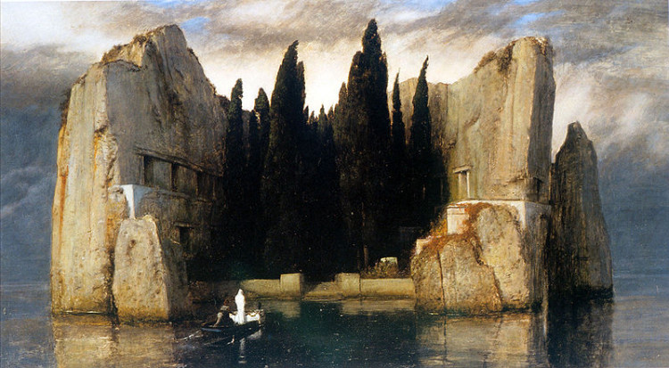 03 L'île des morts d'Arnold Böcklin (3ème version,  Alte Nationalgalerie de Berlin).JPG