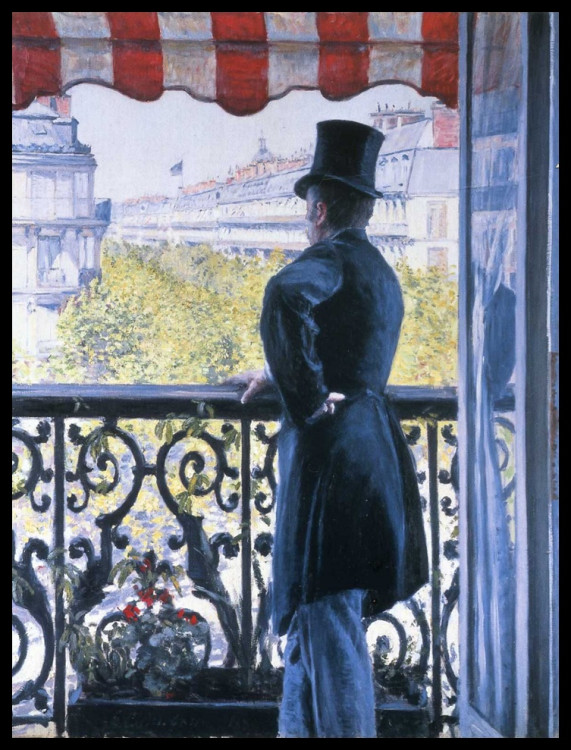 Caillebotte - L'Homme sur le baclon, boulevard Hausmann 1880.jpg