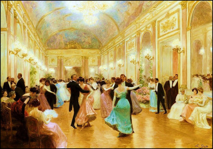 Victor Gilbert - Une soirée élégante (vers 1890).jpg