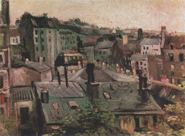 Vue sur les toits de Paris Vincent Van Gogh 1886 Musée Van Gogh, Amsterdam.jpg