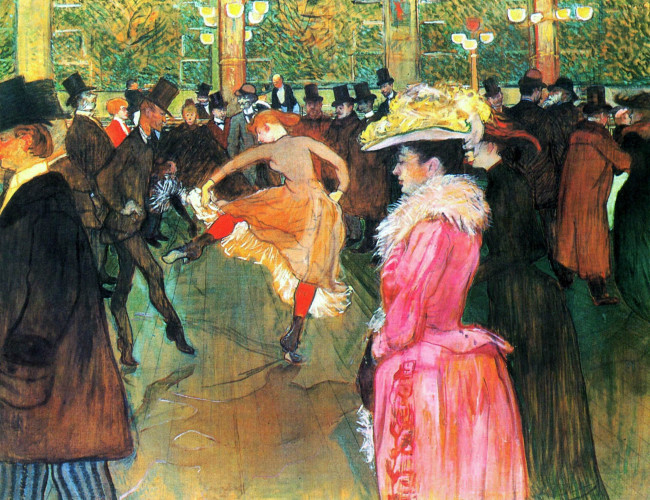 Toulouse-Lautrec - Danse au Moulin Rouge 1889.jpg