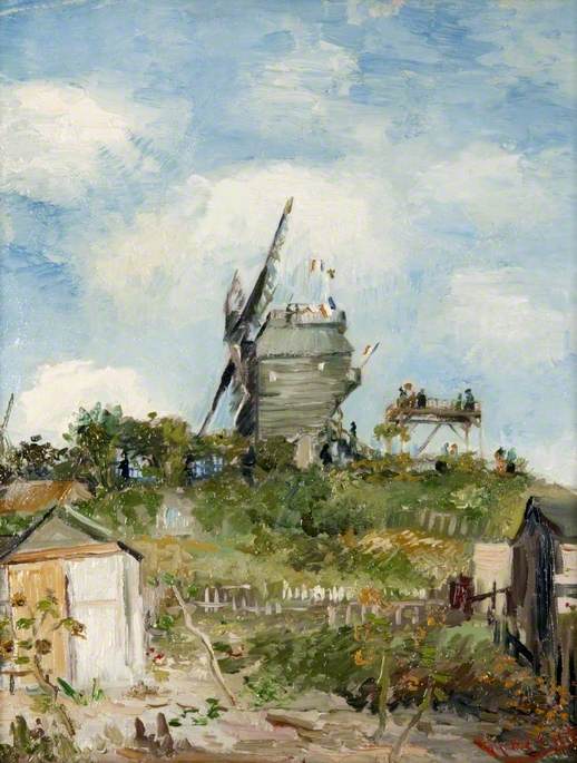 Van Gogh 1886 Moulin à vent à Montmartre.jpg