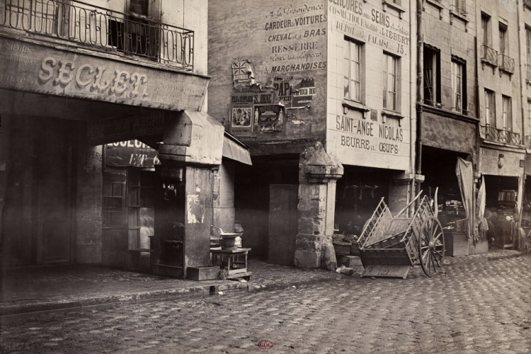 Marville 1866 les piliers-des-halles_rue de la tonnellerie.jpg