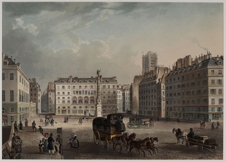 Salathé Friedrich 1848 Place du Châtelet.jpg