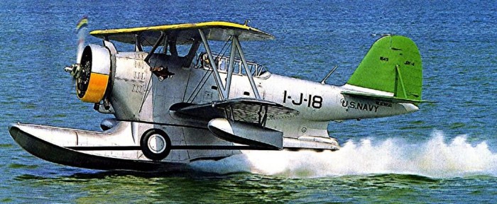 Grumman J2F-4 Duck à l'amérrissage.jpg