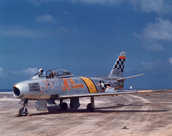 North American F-86F-30-NA Sabre F-86D-John-Glenn.jpg