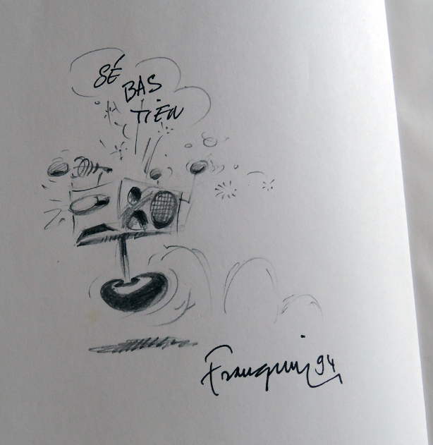 Franquin dédicace Elaoin -  gueuselambix - ebay 2013-08-21JPG.JPG